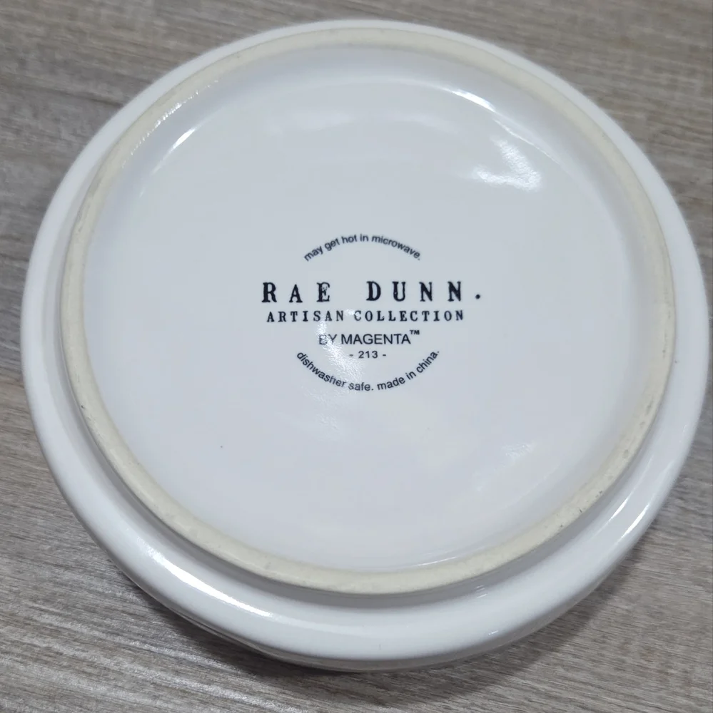 Rae Dunn Artisan Collection White Dish